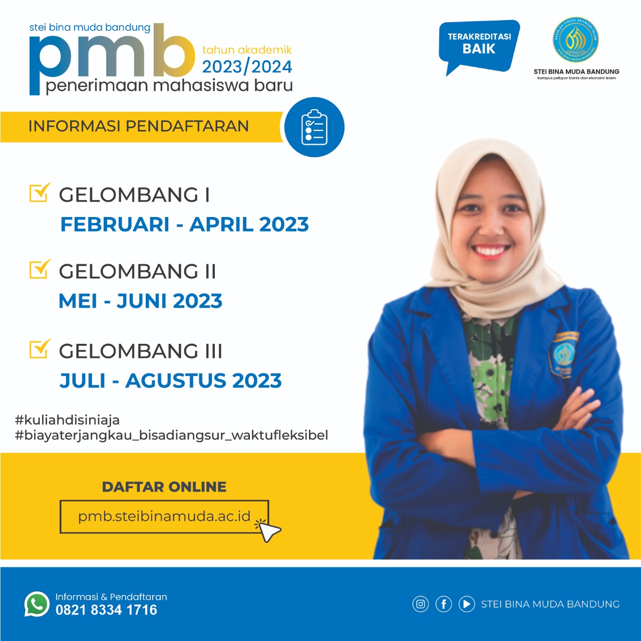 Penerimaan Mahasiswa Baru STEI Bina Muda Bandung